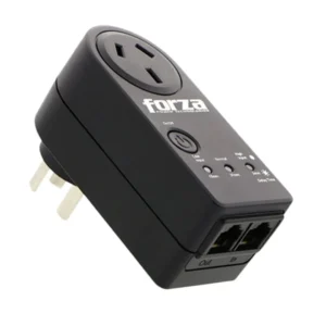 PROTECTOR DE VOLTAJE FORZA FVP-1202N-A ZION NEGRO
