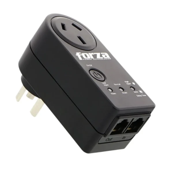 PROTECTOR DE VOLTAJE FORZA FVP-1202N-A ZION NEGRO