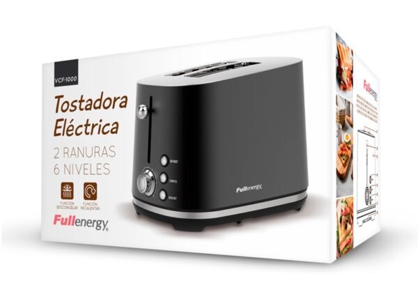 TOSTADORA ELECTRICA 2 RANURAS 6 NIVELES - FULL ENERGY