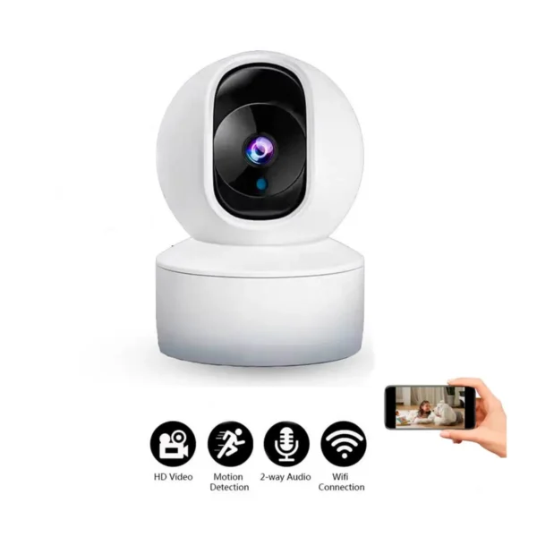 CAMARA DE SEGURIDAD WIFI DE INTERIOR 360 P2P IPC-Q611 SEISA