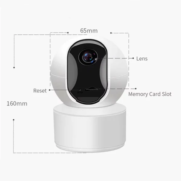 CAMARA DE SEGURIDAD WIFI DE INTERIOR 360 P2P IPC-Q611 SEISA
