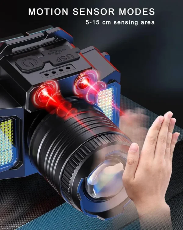 LINTERNA MINERA LED CABEZA VINCHA F-T51