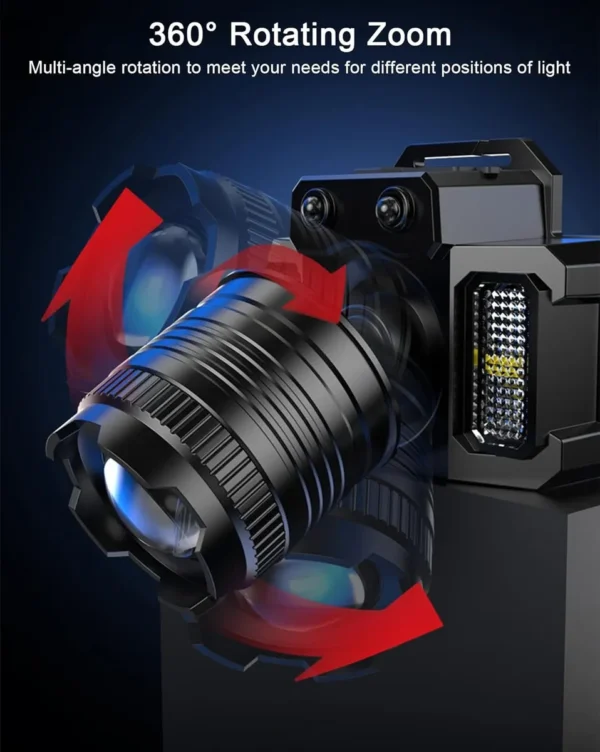 LINTERNA MINERA LED CABEZA VINCHA F-T51