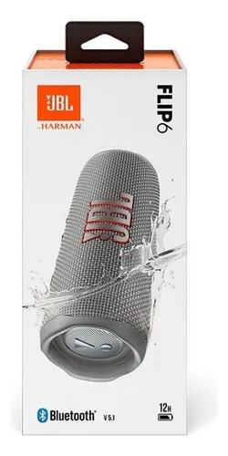 PARLANTE JBL FLIP 6 GRIS