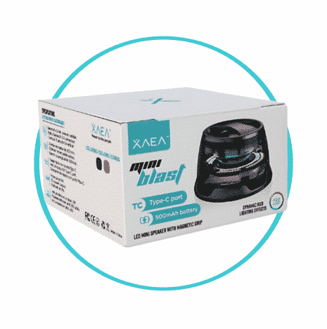 PARLANTE GAMER MINI BLAST MAGNETICO XAEA