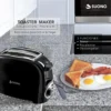 TOSTADORA SUONO 7 NIVELES 750W 2 RANURAS