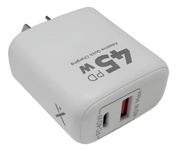 CARGADOR XAEA OPTIMUM 45W USB+TIPOC MOD501