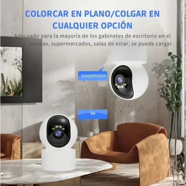 CAMARA DE SEGURIDAD WIFI DE INTERIOR 360 P2P IPC-Q611 SEISA