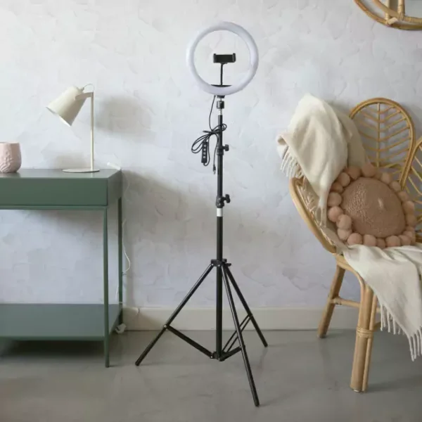 ARO DE LUZ RGB 26cm + TRIPODE SUONO