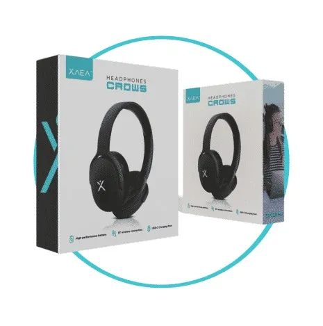 AURICULARES CROWS XAEA MODO-706 NEGRO