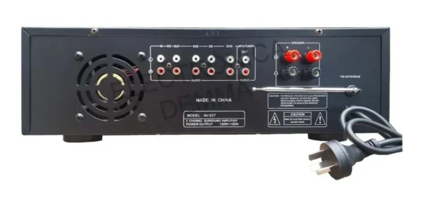 image - 2026-07-30T202623.627 Consola Amplificador Bluetooth Usb Sd Mic 150 Rms Potenciada Negro AV-027 Sanrai