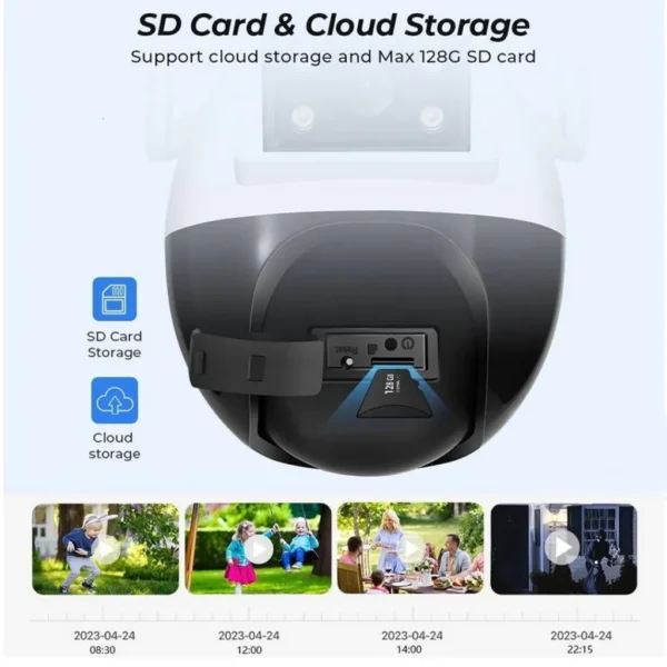 CAMARA DE EXTERIOR IP DOMO DOBLE LENTE IPC-ZAS06 SEISA FULL HD IP69