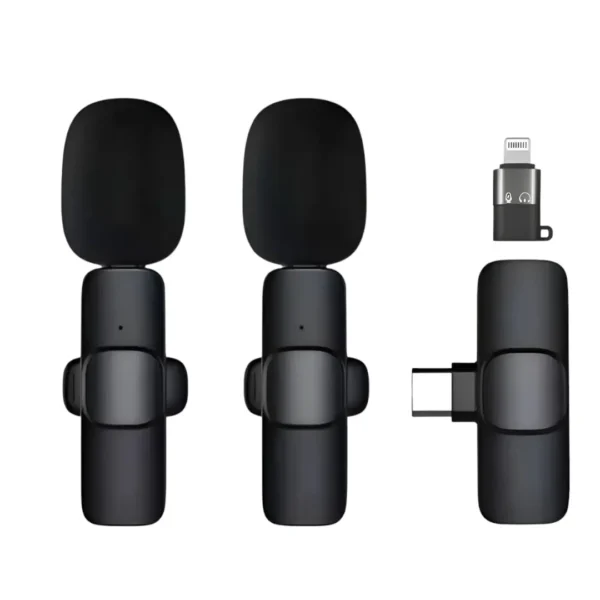 MICROFONO CORBATERO CLIP DOBLE K9