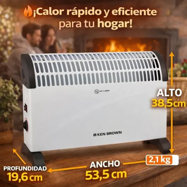 image (38) CONVECTOR ELECTRICO KB-16 KEN BROWN 200WATTS