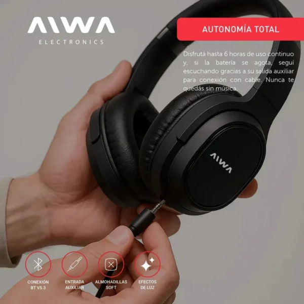 image (68) AURICULAR AIWA BT AVA-BT501C CREMA