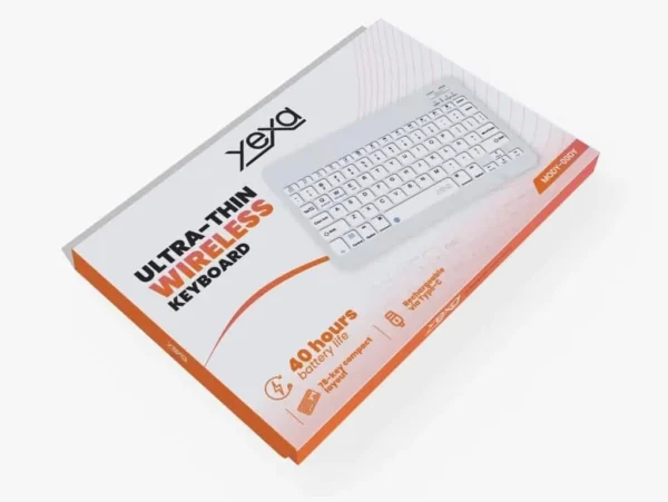 TECLADO RECARGABLE INALAMBRICO YEXA MODY-00DY CELESTE