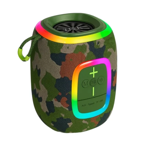 xaea (5) PARLANTE EXO MINI MODX-004W CAMUFLADO