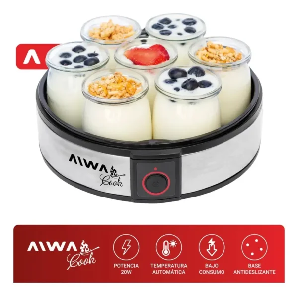YOGURTERA 7 FRASCOS AWK-YM07 AIWA