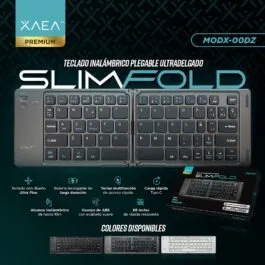 TECLADO PLEGABLE INALAMBRICO RECARGABLE MODX-00DZ