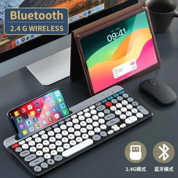 COMBO INALAMBRICO RECARGABLE MOUSE + TECLADO XAEA