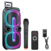 Parlante Portátil Kioto Tw1500 80w Bluetooth Led Micrófono