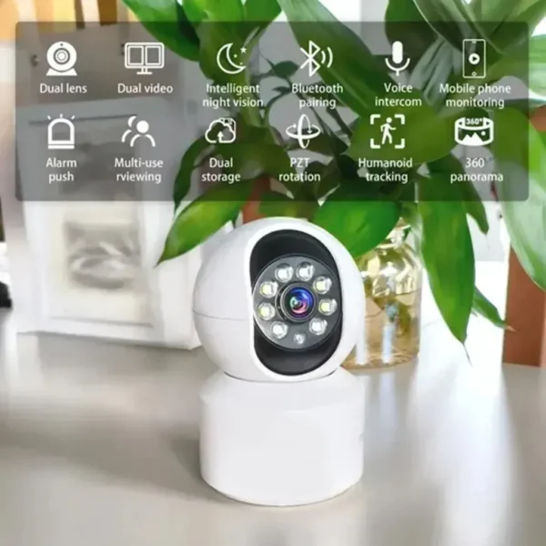 CAMARA DE SEGURIDAD IPC-TS12 INTERIOR 1080P WIFI 360°