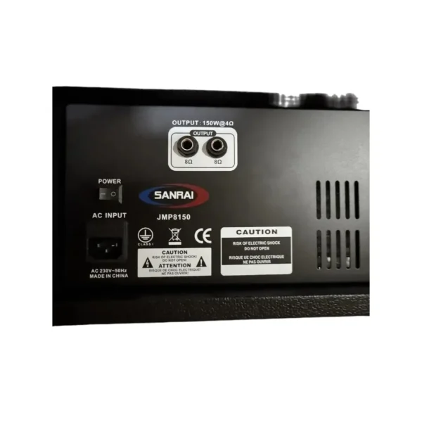 CONSOLA SANRAI BT JMP8150 POTENCIADA 220V 8 CANALES
