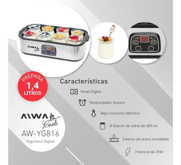 image - 2026-07-31T112513.876 YOGURTERA DIGITAL 8 FRASCOS AWK-YD08 AIWA
