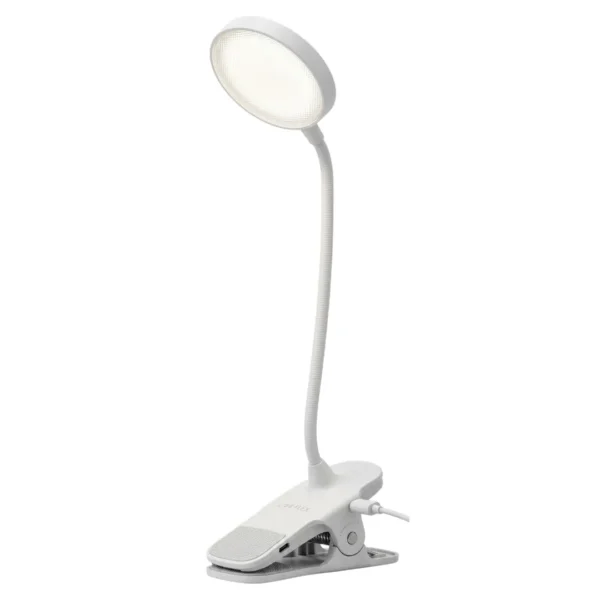 LAMPARA CLIP DESK LAMP LED BLANCA 1213B MODV-00AS