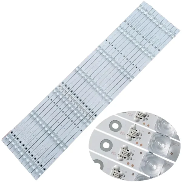 KIT DE 12 TIRAS LED PARA TV TCL L75P8M