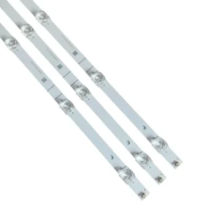KIT DE 3 TIRAS DE 7 LEDS PARA NOBLEX DJ43X5100 COMPATIBLE