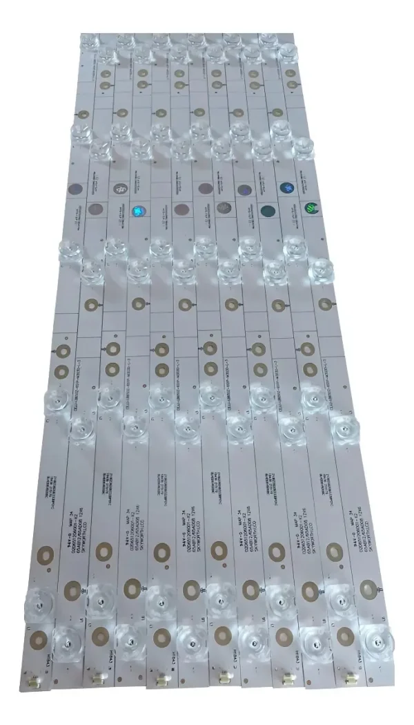 Kit De 12 TiraS De 6 Led Para Philips 65pud6794/77