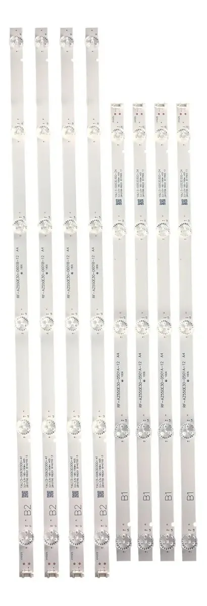 KIT 4+4 TIRAS LED TOSHIBA 55U4700LA