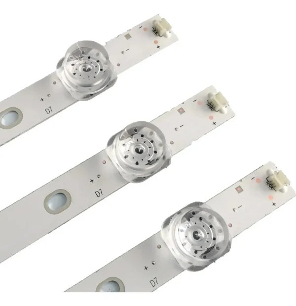 KIT DE 3 TIRAS DE 7 LEDS PARA NOBLEX DJ43X5100 COMPATIBLE